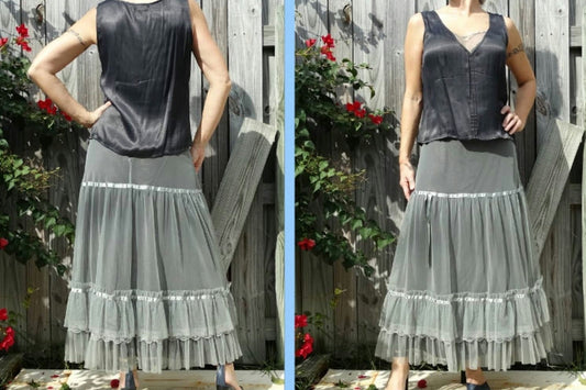 Vintage Boho 2-Piece Skirt and Tank image 1