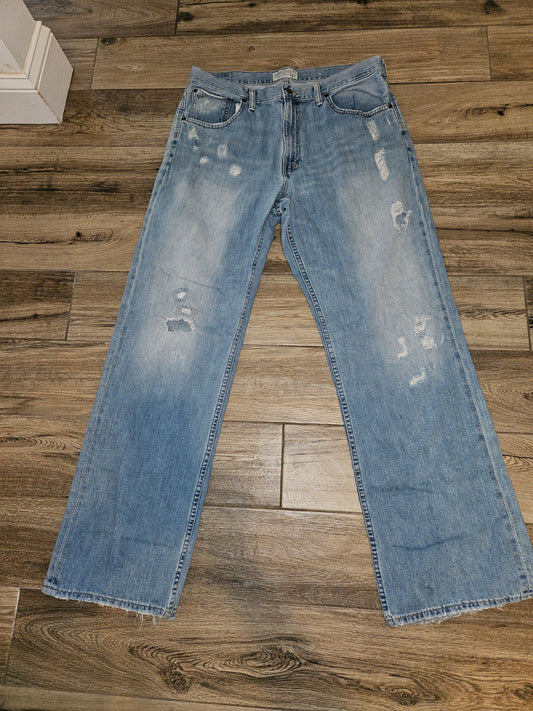 American Eagle Men’s Straight Leg Jeans 34x34 Blue Denim – Worn Once