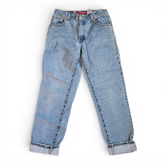 Vintage Levi’s 550 Classic Relaxed Tapered Jeans | Vintage Light Wash | 8 Mis M