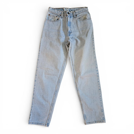 Vintage Levi’s 550 Relaxed Fit Tapered Jeans | Light Wash | Juniors 7 S