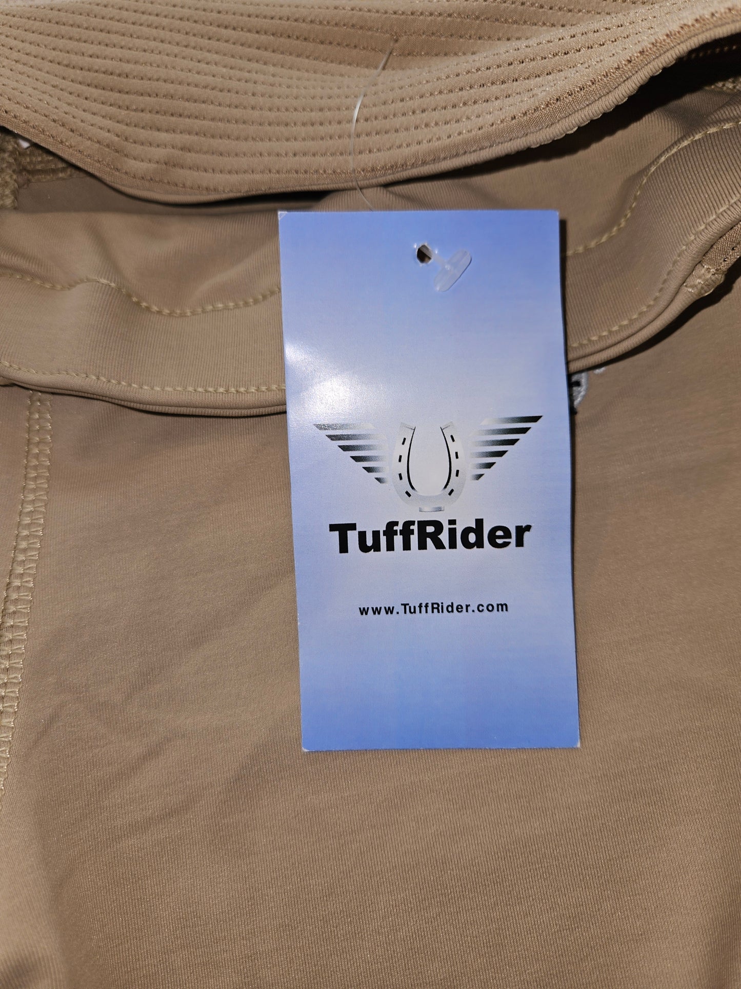 TuffRider Women's Ventilated Schooling Tights - Tan Size M NWOT
