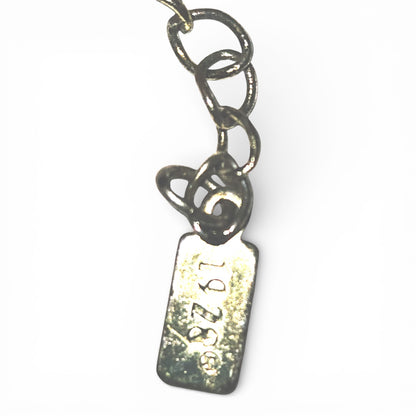 1990s 1928 Jewelry Gold-Tone Amber Cabochon Pendant Necklace Victorian Revival