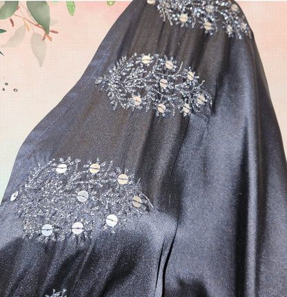 Plenty by Tracy Reese Black Embroidered Kimono Dress Size S image 3