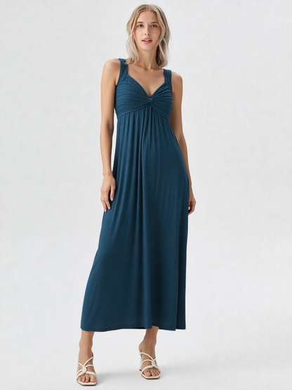Max Studio Teal Jersey Maxi Dress NWT