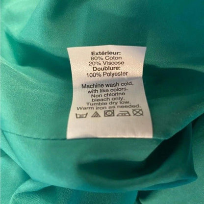 NWT J. Crew Cold Shoulder Basketweave Green Dress - Size Small