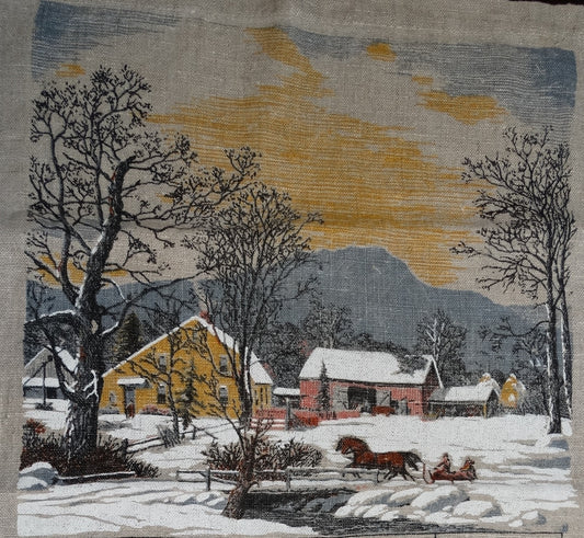 Vintage 1980 Calendar Tea Towel image 1