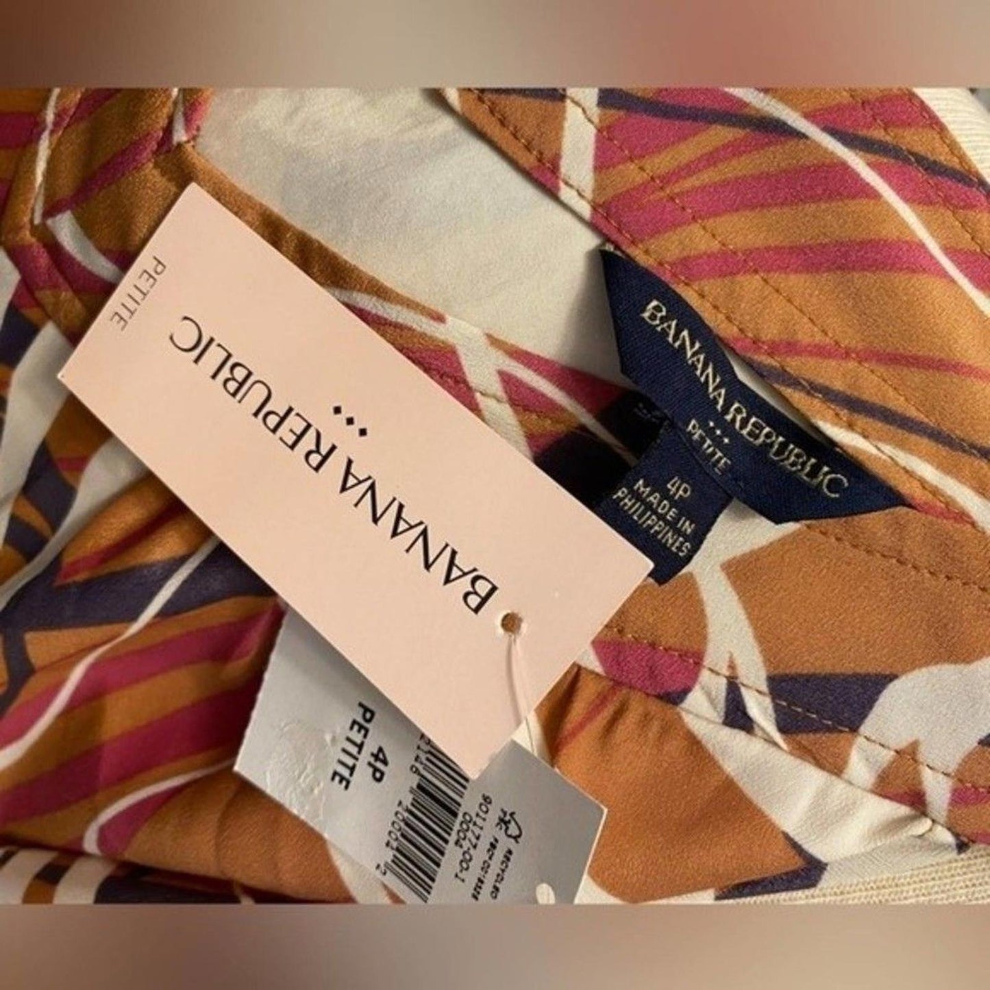 Banana Republic Midi Sheath Dress Earth Tones NWT