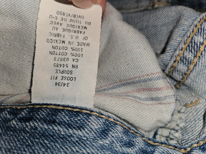 American Eagle Men’s Straight Leg Jeans 34x34 Blue Denim – Worn Once