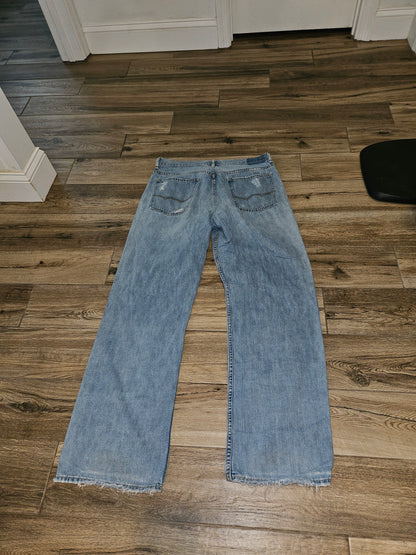 American Eagle Men’s Straight Leg Jeans 34x34 Blue Denim – Worn Once