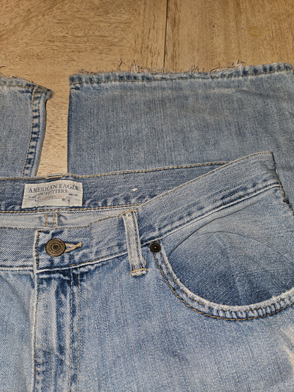 American Eagle Men’s Straight Leg Jeans 34x34 Blue Denim – Worn Once