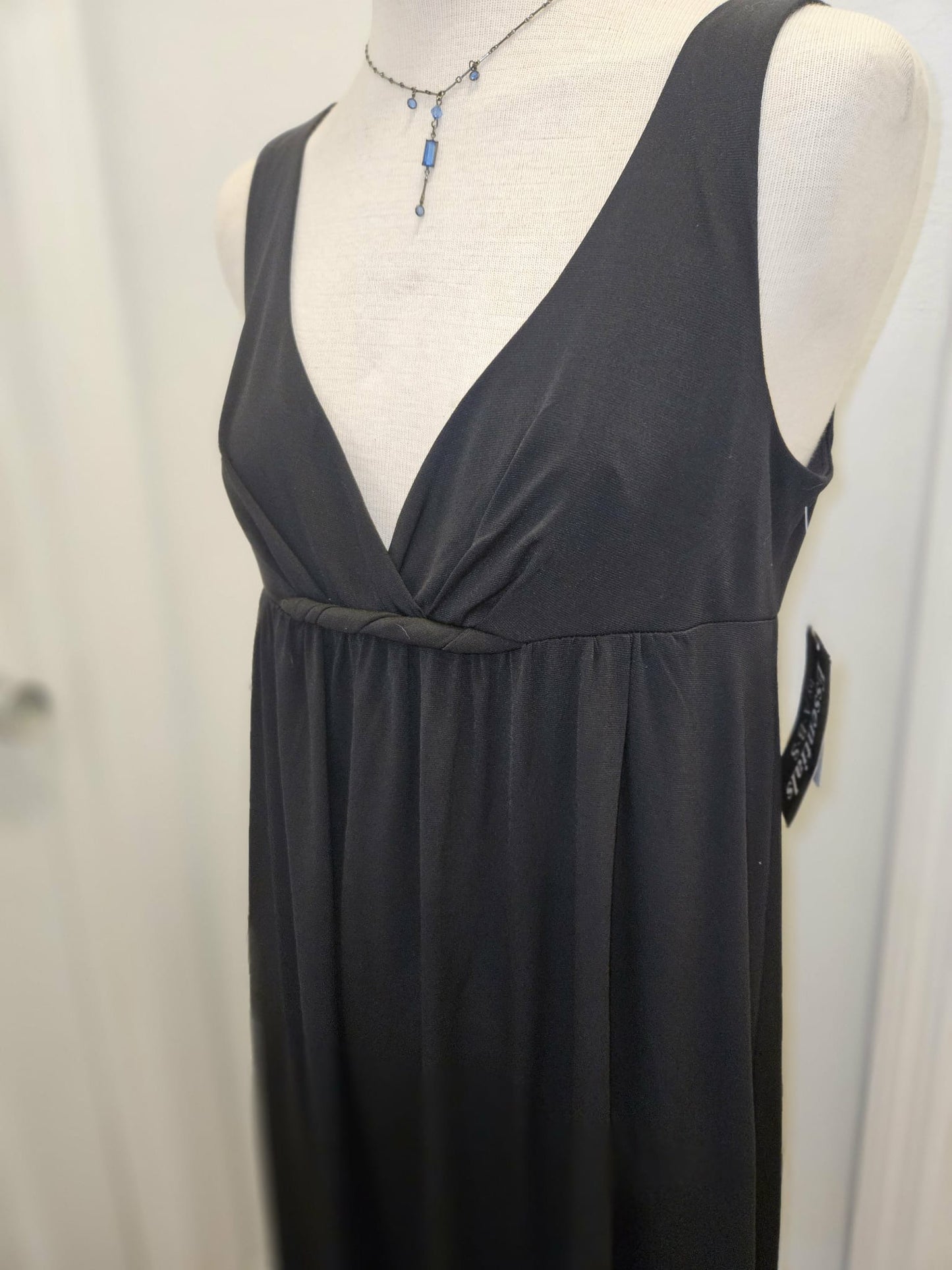 ABS Essentials Little Black Empire Waist Dress – Size Small – NWT