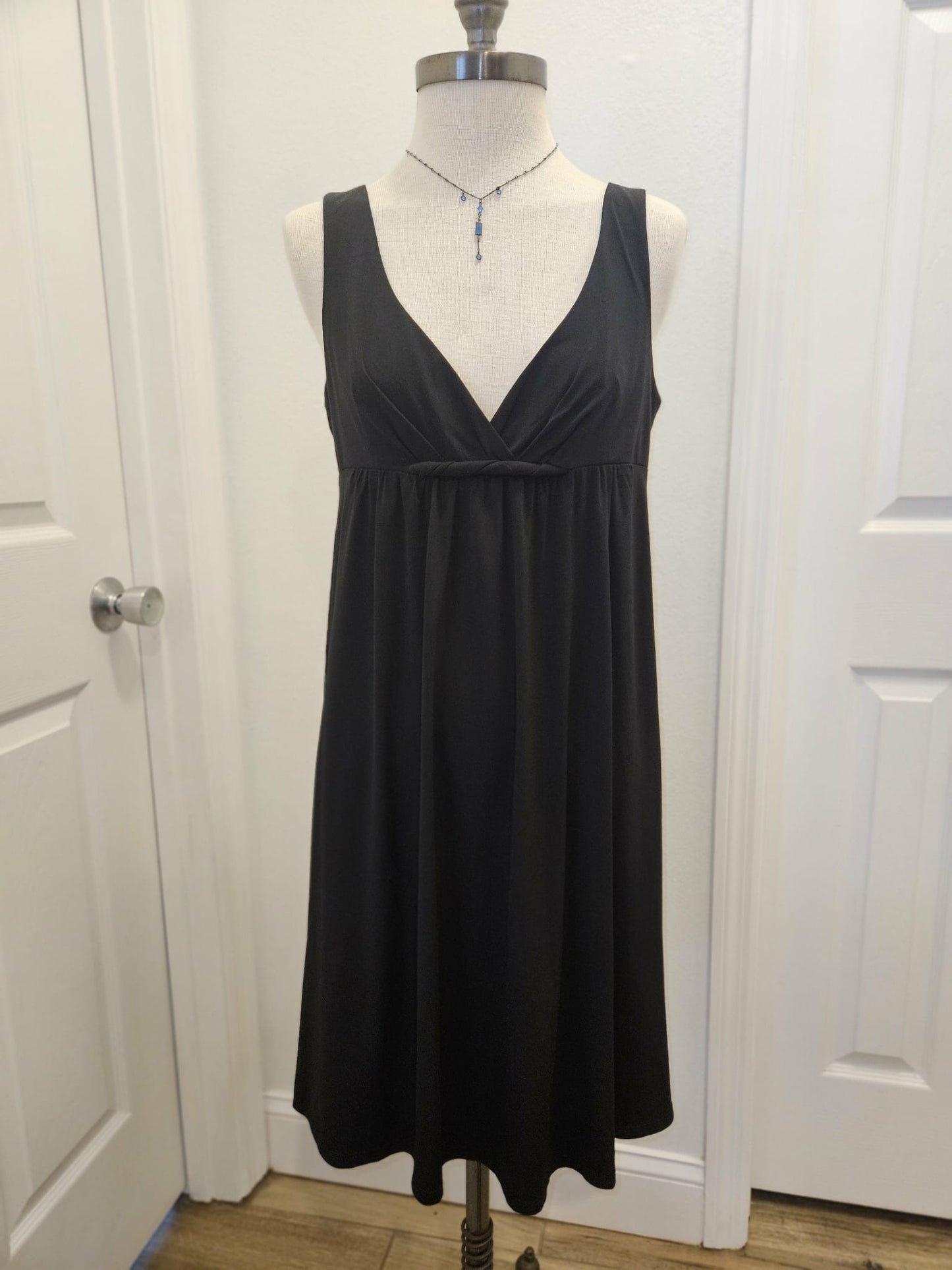 ABS Essentials Little Black Empire Waist Dress – Size Small – NWT