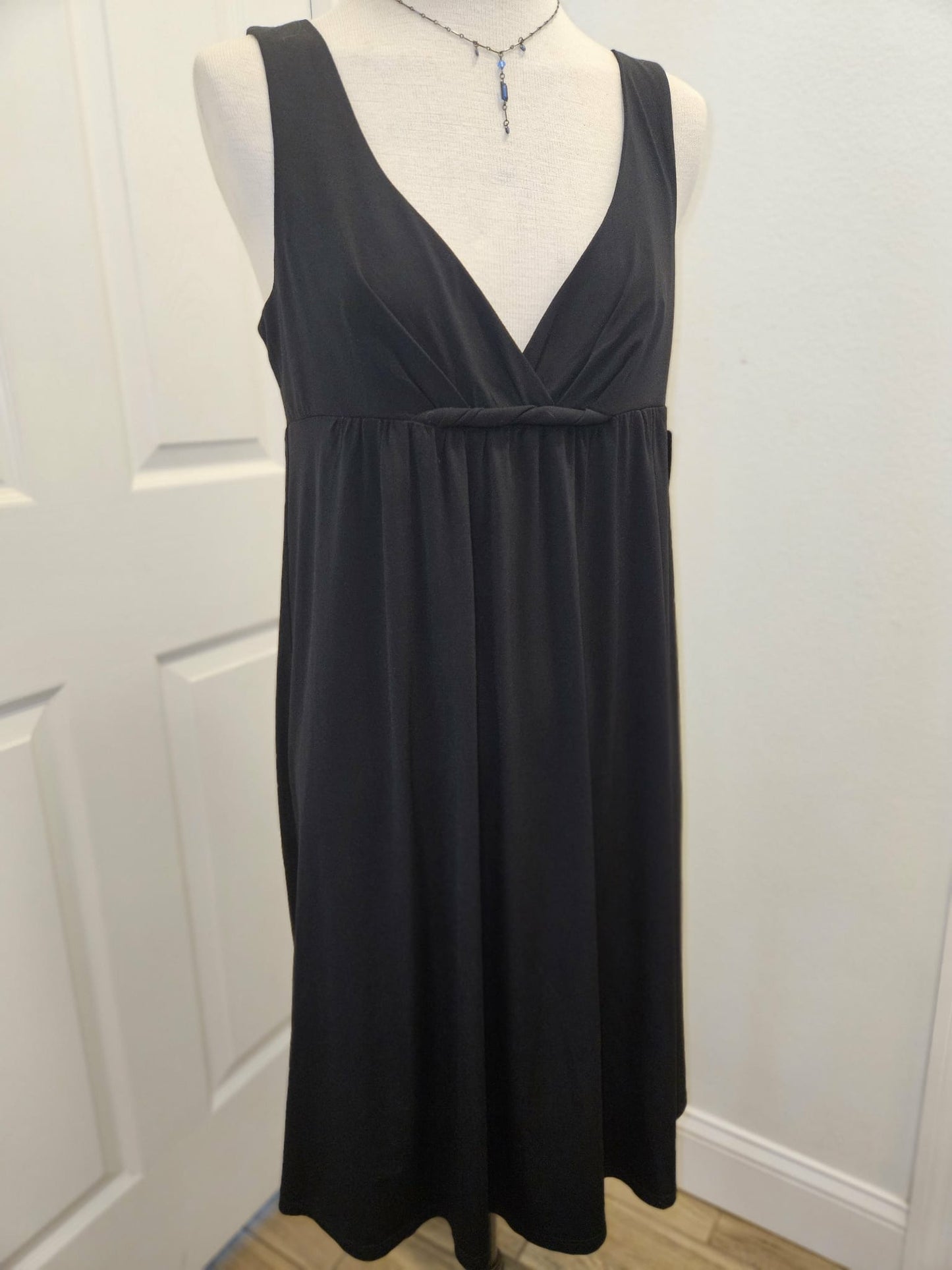 ABS Essentials Little Black Empire Waist Dress – Size Small – NWT
