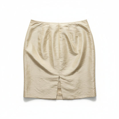 Calvin Klein Caramel Pencil Skirt lined with back slit Size 1X - NWT