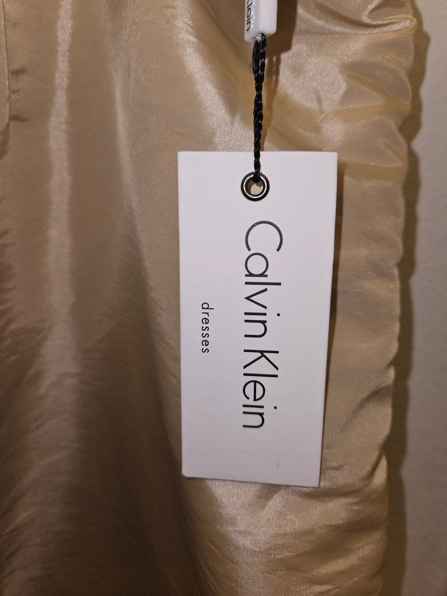 Calvin Klein Caramel Pencil Skirt lined with back slit Size 1X - NWT