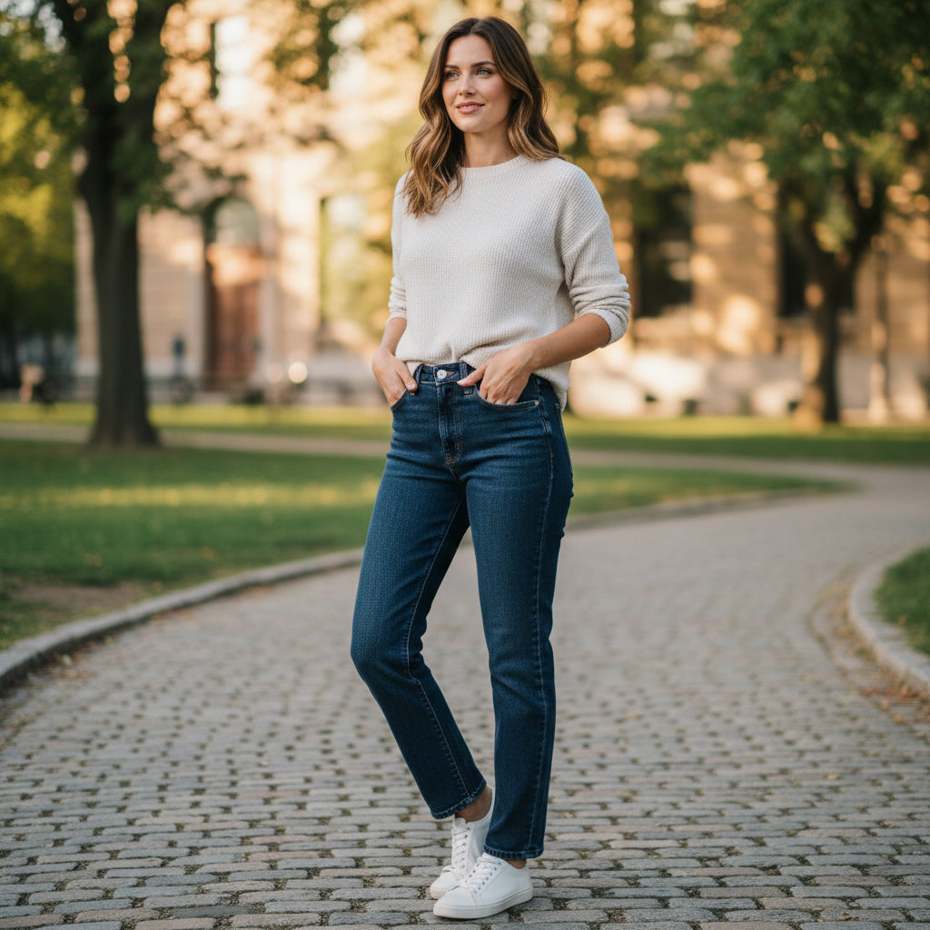 Vintage Levi’s 512 Slim Fit Tapered Jeans | Dark Blue Denim | Size 9 Medium