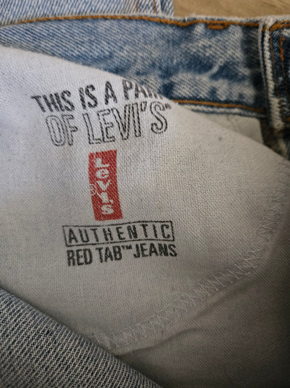 Vintage 90s Levi’s 512 Slim Fit Straight Leg Jeans | Light Wash Denim | Juniors 7 S