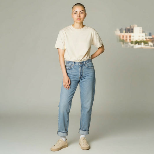 Vintage Levi’s 550 Classic Relaxed Tapered Jeans | Vintage Light Wash | 8 Mis M