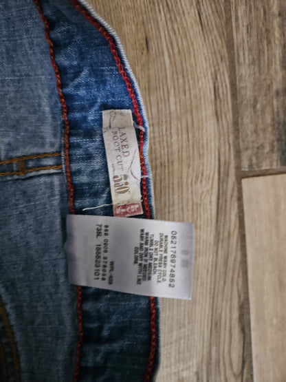 Vintage Levi’s 550 Relaxed Bootcut Jeans | Light Wash | Size 8M