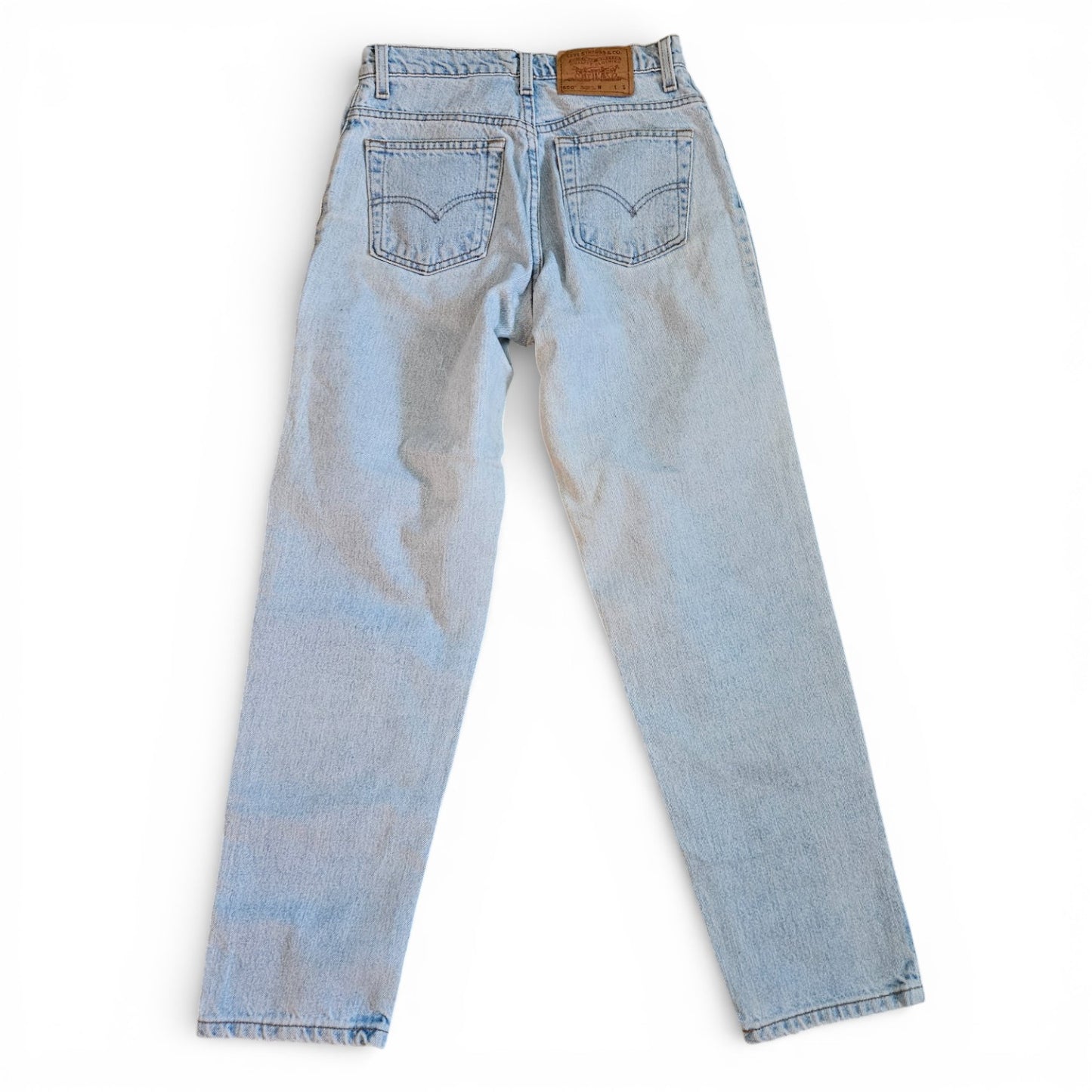 Vintage Levi’s 550 Relaxed Fit Tapered Jeans | Light Wash | 28x28