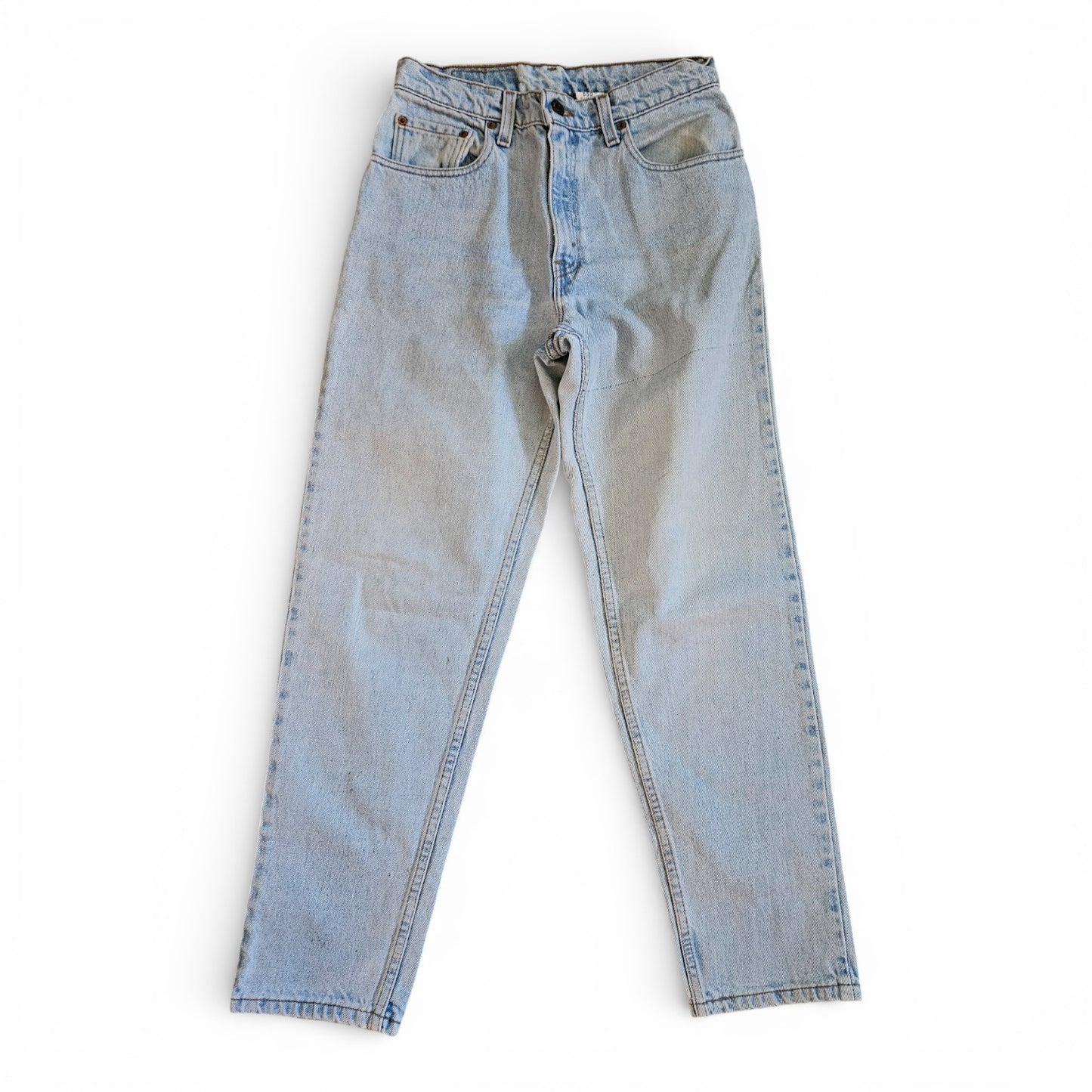 Vintage Levi’s 550 Relaxed Fit Tapered Jeans | Light Wash | Juniors 7 S