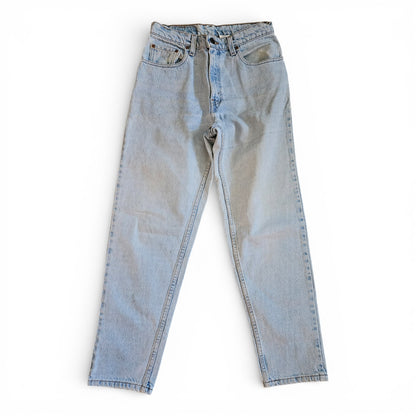 Vintage Levi’s 550 Relaxed Fit Tapered Jeans | Light Wash | Juniors 7 S