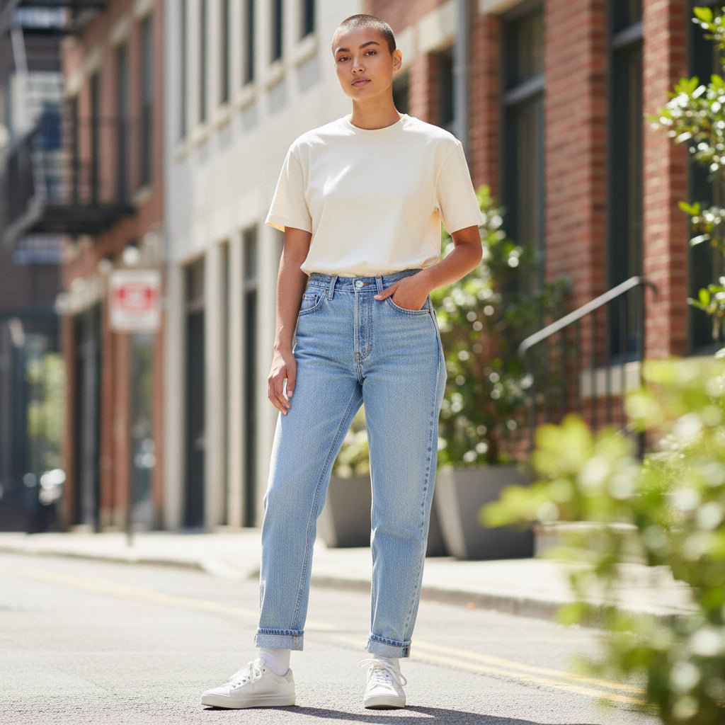 Vintage Levi’s 550 Relaxed Fit Tapered Jeans | Light Wash | Juniors 7 S