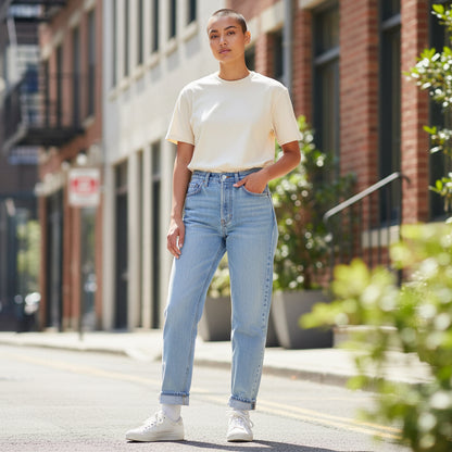 Vintage Levi’s 550 Relaxed Fit Tapered Jeans | Light Wash | Juniors 7 S