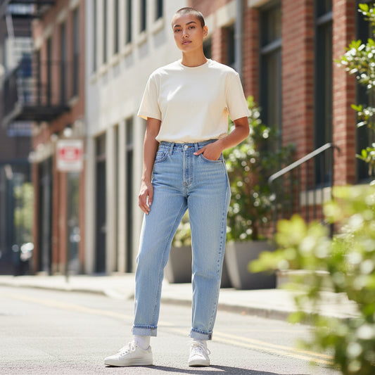 Vintage Levi’s 550 Relaxed Fit Tapered Jeans | Light Wash | Juniors 7 S