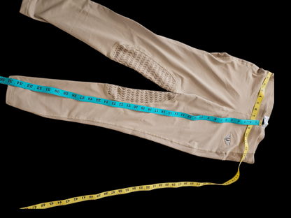 TuffRider Women's Ventilated Schooling Tights - Tan Size M NWOT