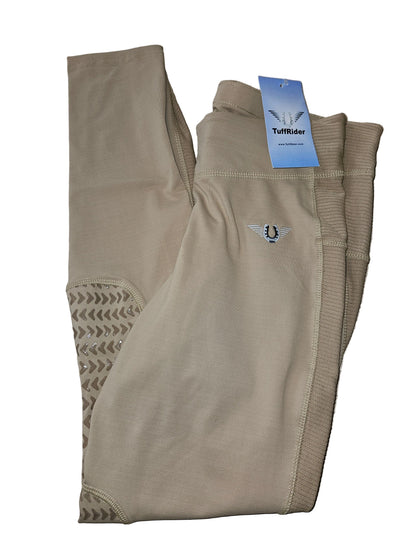 TuffRider Women's Ventilated Schooling Tights - Tan Size M NWOT
