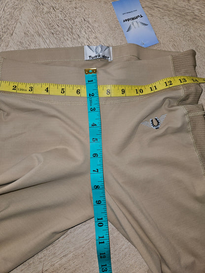 TuffRider Women's Ventilated Schooling Tights - Tan Size M NWOT