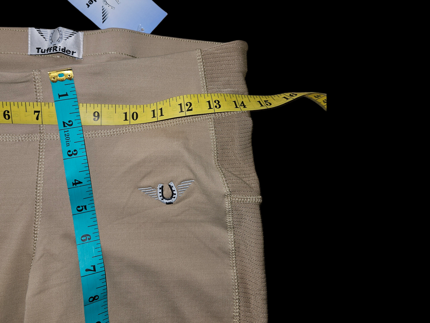 TuffRider Women's Ventilated Schooling Tights - Tan Size M NWOT