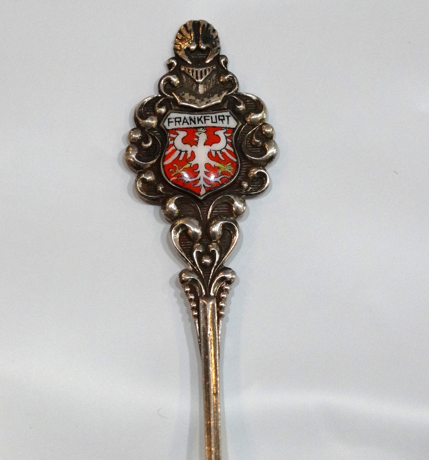 6 GERMANY Deutschland STERLING 800 SILVER ENAMEL SOUVENIR SPOONS image 4