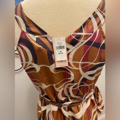 Banana Republic Midi Sheath Dress Earth Tones NWT