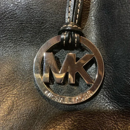 Michael Kors Astor Leather Studded Tote Black Chain Strap – Like New