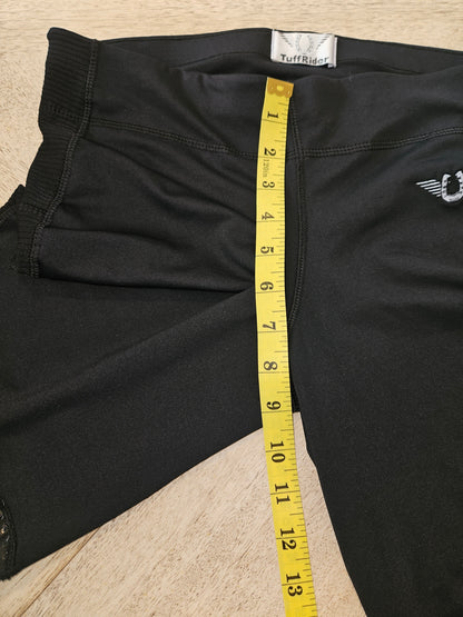 TuffRider Women's Ventilated Schooling Tights - Black/Black Size M NWOT