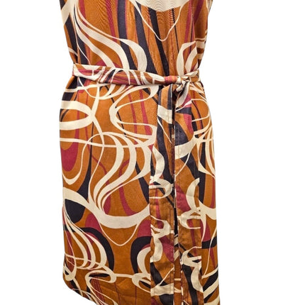 Banana Republic Midi Sheath Dress Earth Tones NWT