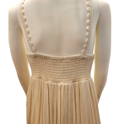 American Eagle Boho Maxi Dress with Hand-Crocheted Bodice – Size Small NWOT