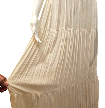 American Eagle Boho Maxi Dress with Hand-Crocheted Bodice – Size Small NWOT