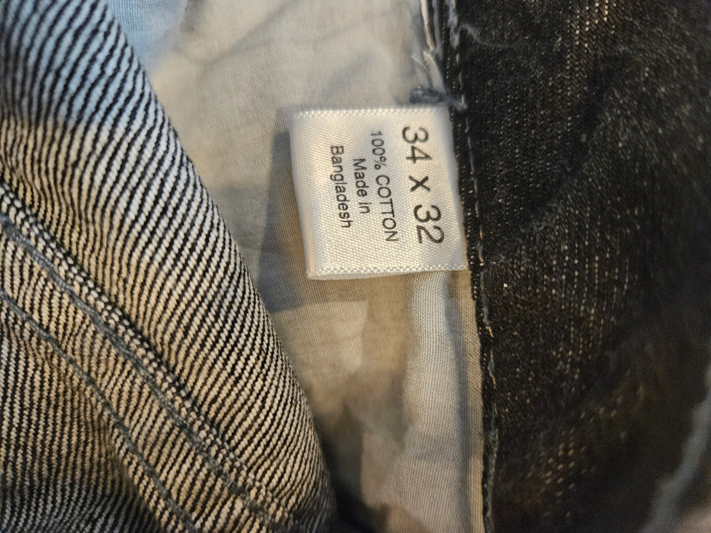 Men’s Straight Leg Dark Wash Jeans 34x32 – New With Tags
