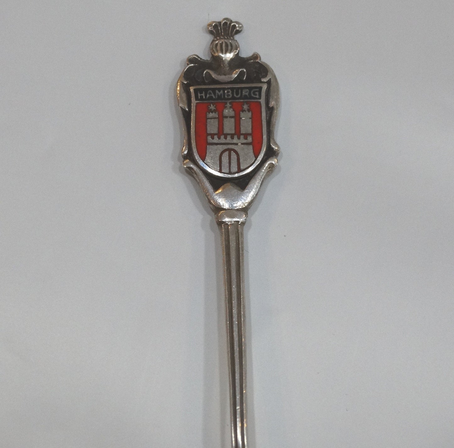 6 GERMANY Deutschland STERLING 800 SILVER ENAMEL SOUVENIR SPOONS image 5