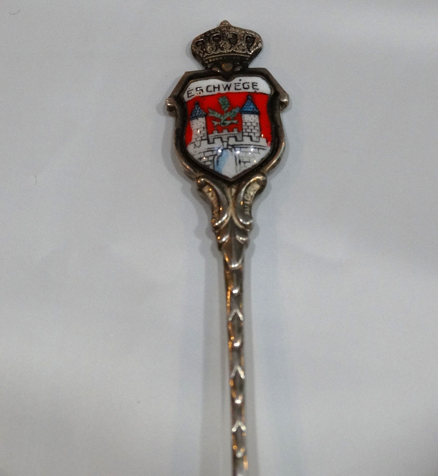 6 GERMANY Deutschland STERLING 800 SILVER ENAMEL SOUVENIR SPOONS image 3
