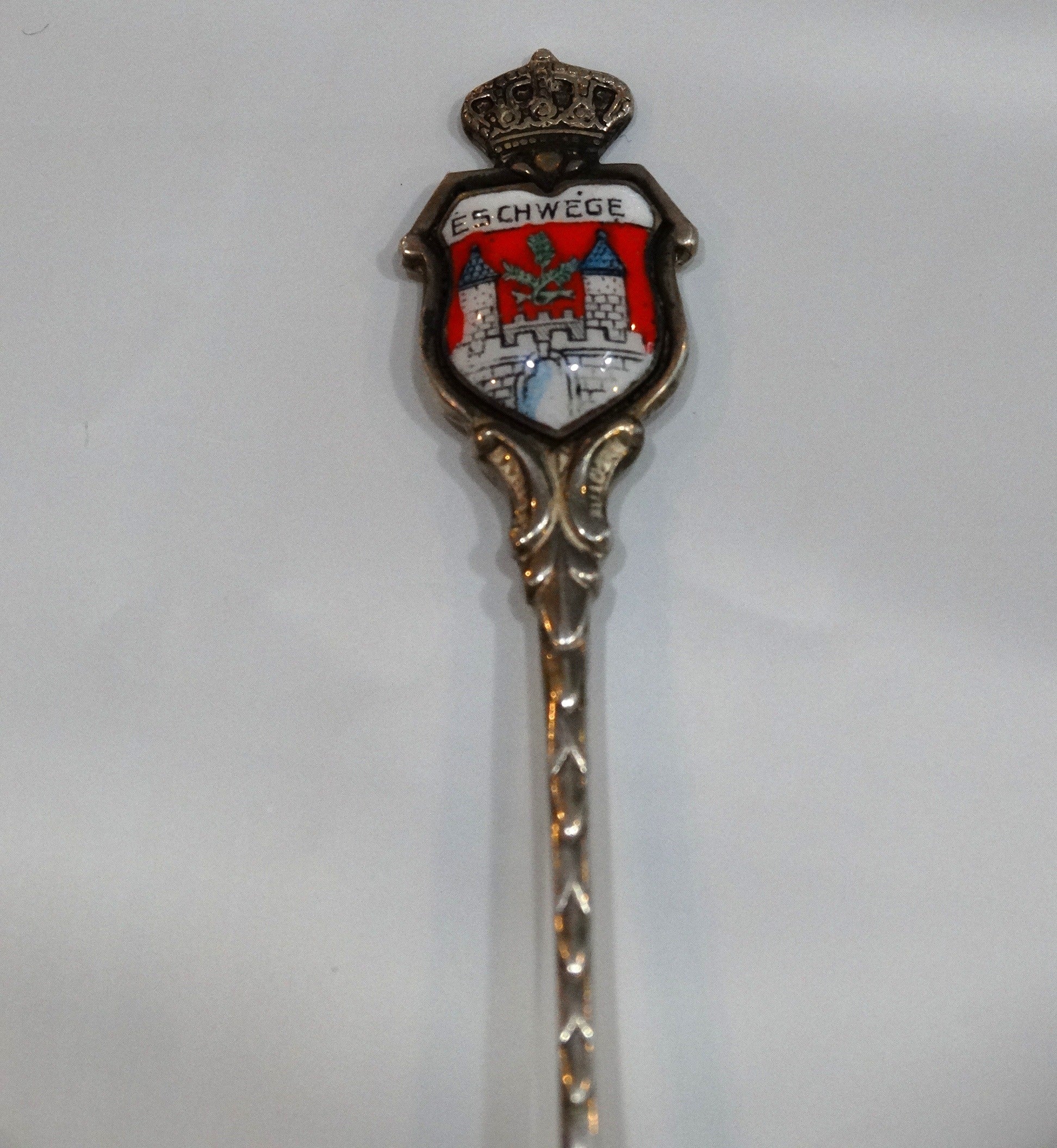 6 GERMANY Deutschland STERLING 800 SILVER ENAMEL SOUVENIR SPOONS image 3