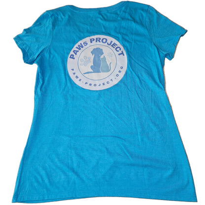 My Dog Thinks I’m Cool V-Neck T-Shirt | Women’s Medium | Supports Sick & Injured Pets