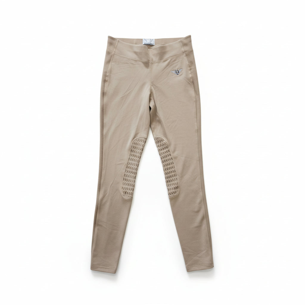 TuffRider Women's Ventilated Schooling Tights - Tan Size M NWOT