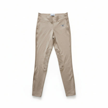 TuffRider Women's Ventilated Schooling Tights - Tan Size M NWOT