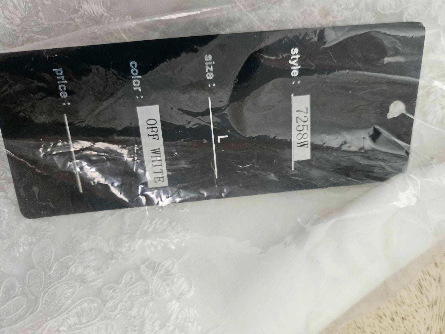 Cinderella Divine Off-Shoulder Lace Beach Wedding Dress Size L (NWT)